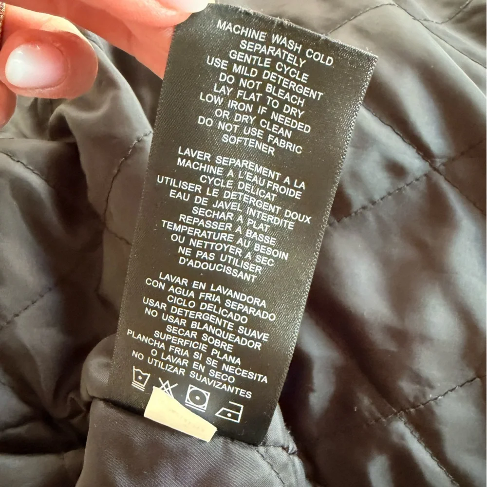 MODERN SUPPLY BY SANCTUARY HOODED WAXED JACKET BARN CHORE COAT CORDUROY‎ COLLAR - Picture 15 of 16